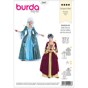 Burda Mønster, Karneval, Rokokokjole