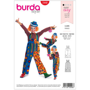 Burda mønster, Børn, Karneval Klovn