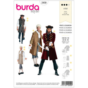 Burda Mønster, Karneval, Pirat, Casanova