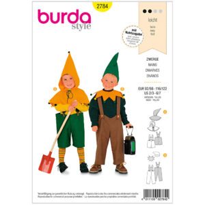 Burda mønster, Børn, Karneval Dværge