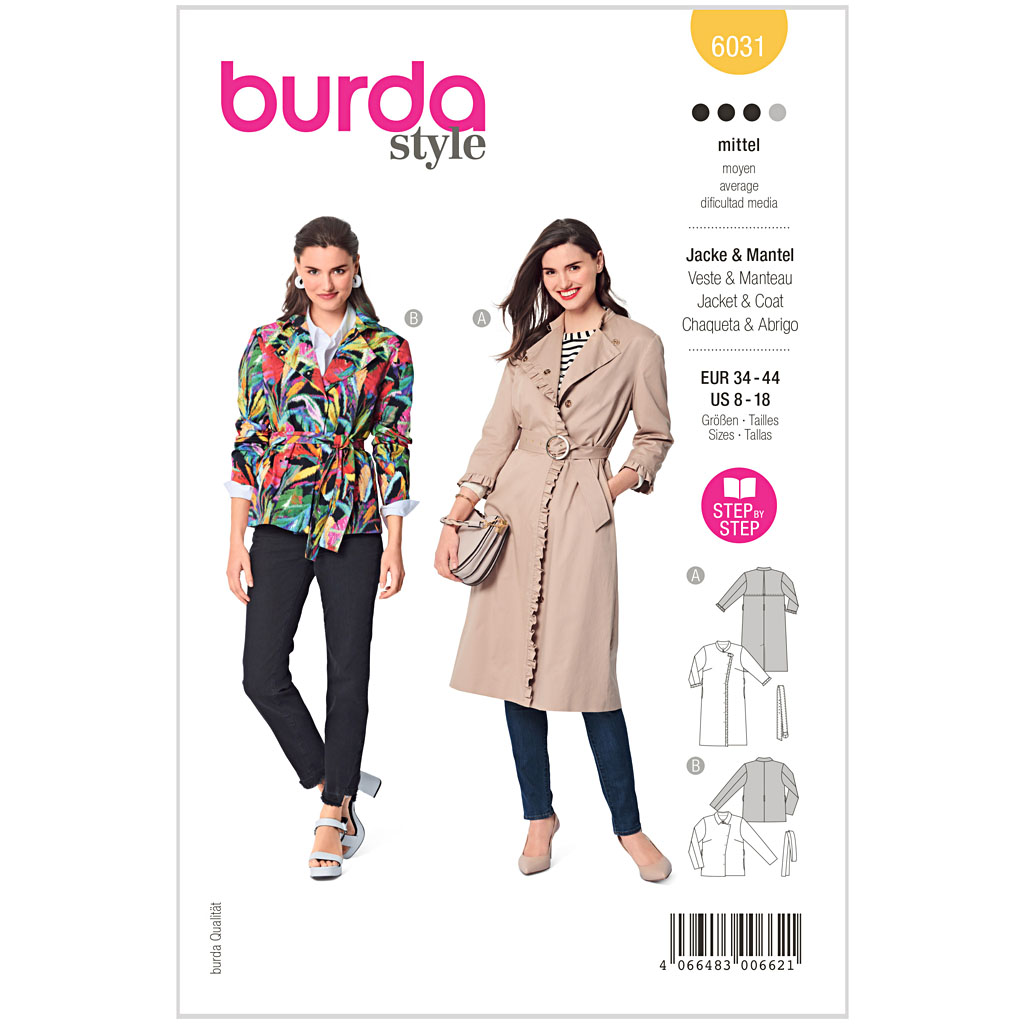 Burda Mønster, Jakke og Frakke