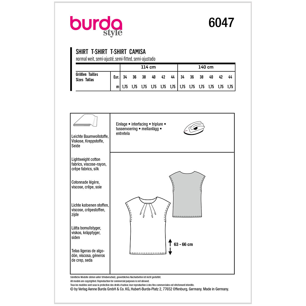 Burda mønster, Top - Billede 2