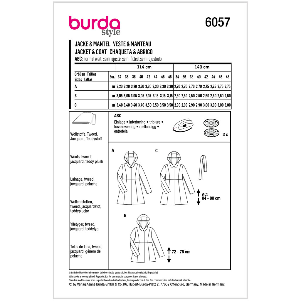 Burda Mønster, Jakke - Billede 2