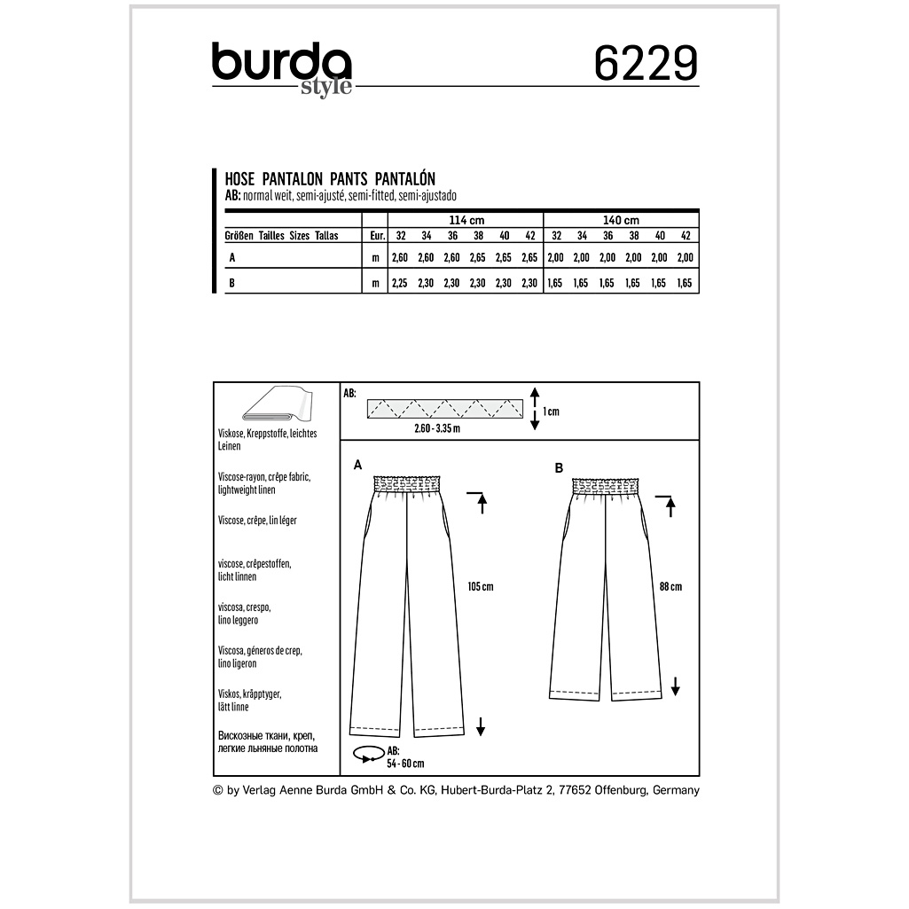 Burda Mønster, Bukser - Billede 2