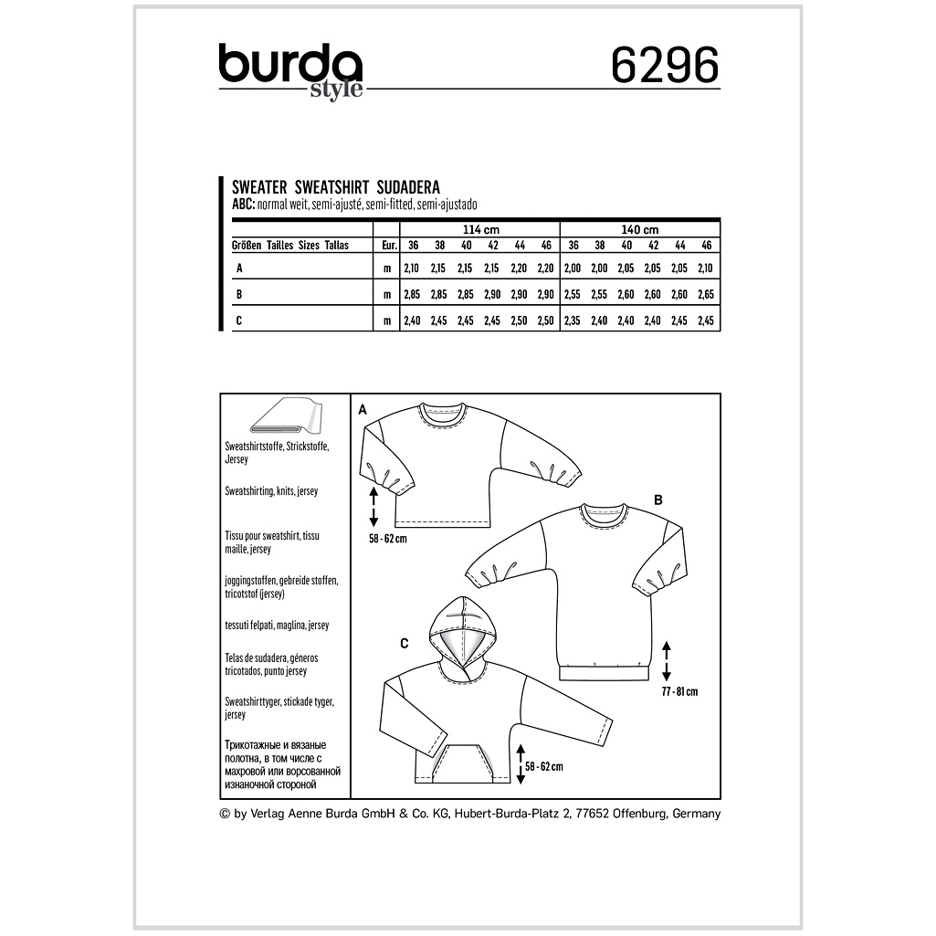 Burda Mønster, Pullover - Billede 2