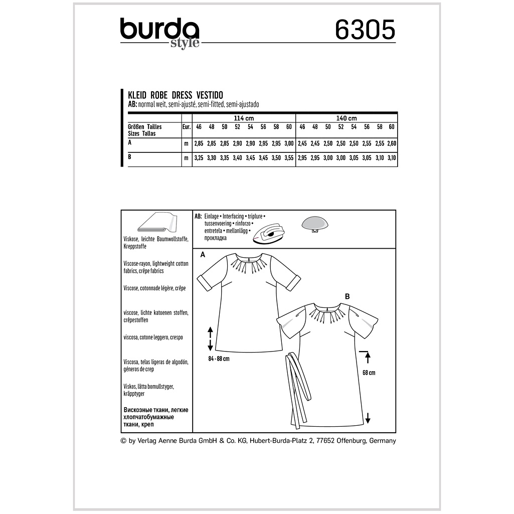 Burda Mønster, Shirt - Billede 2