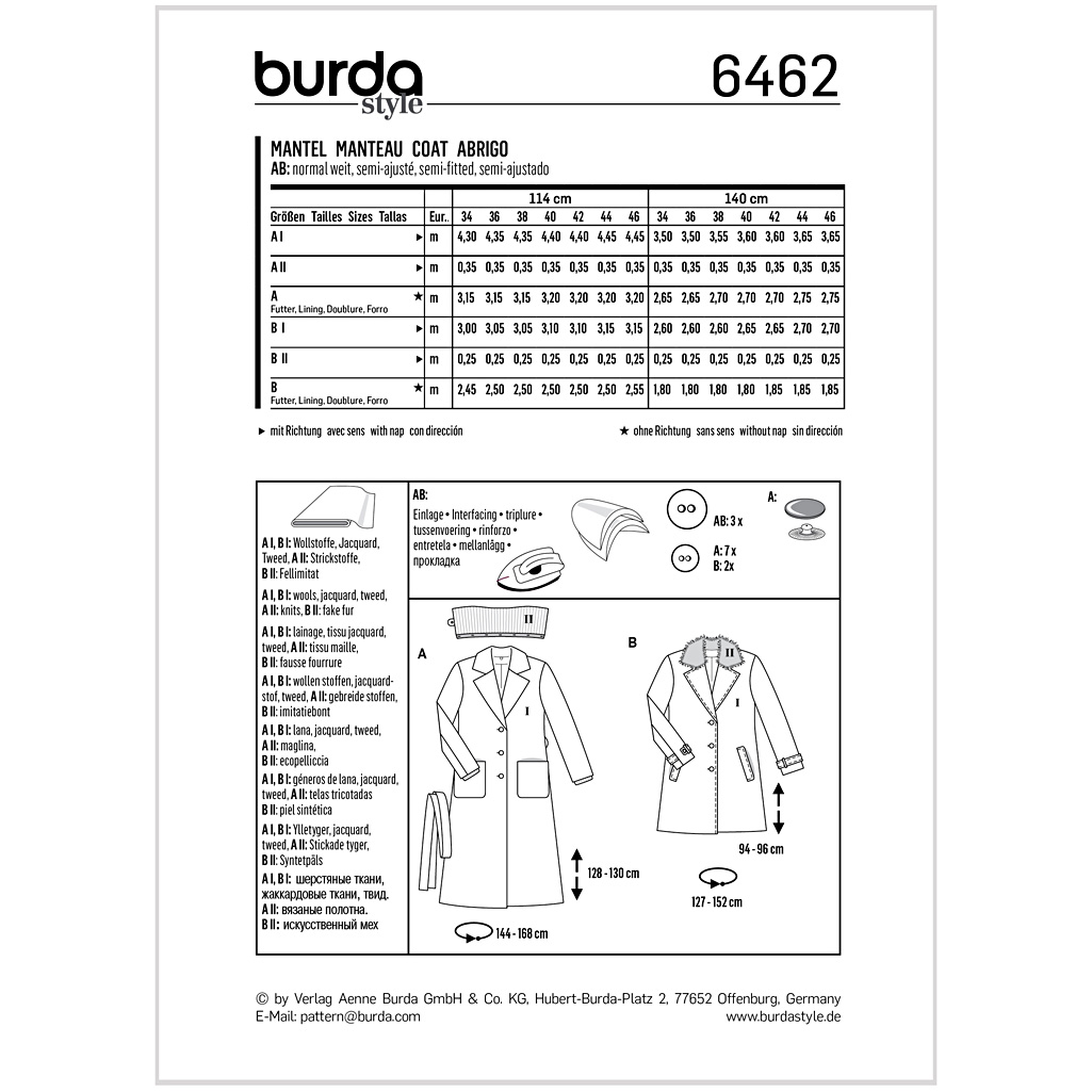 Burda Mønster, Jakke - Billede 2