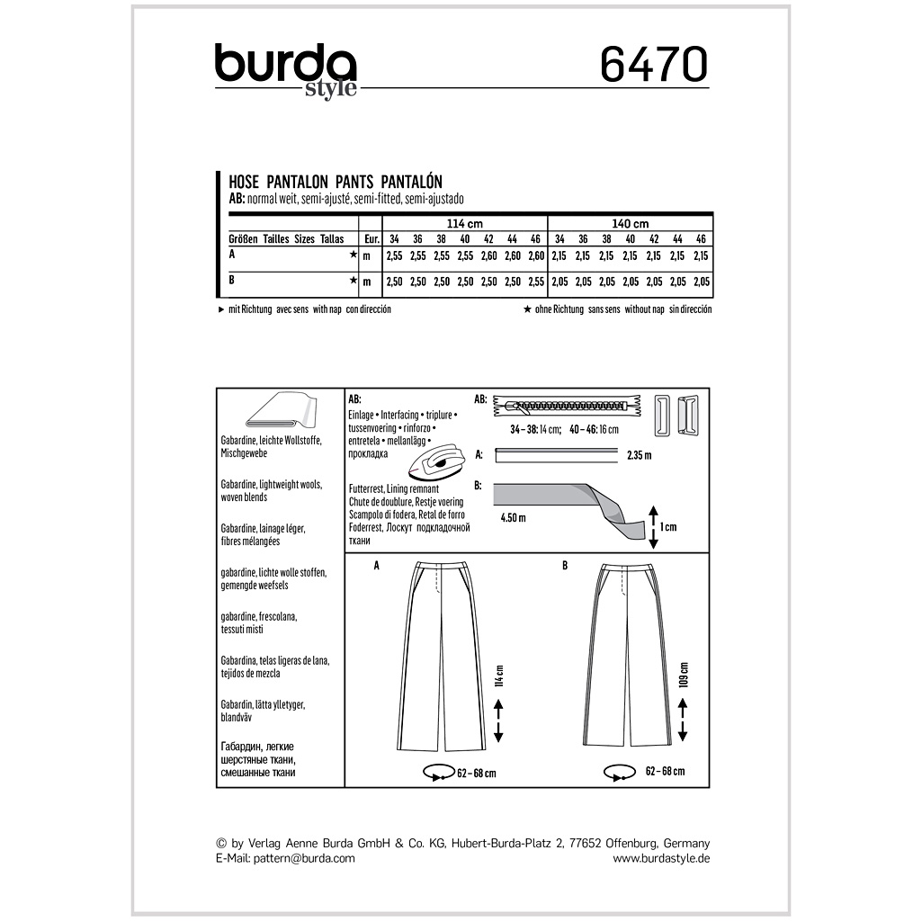 Burda Mønster, Buks - Billede 2