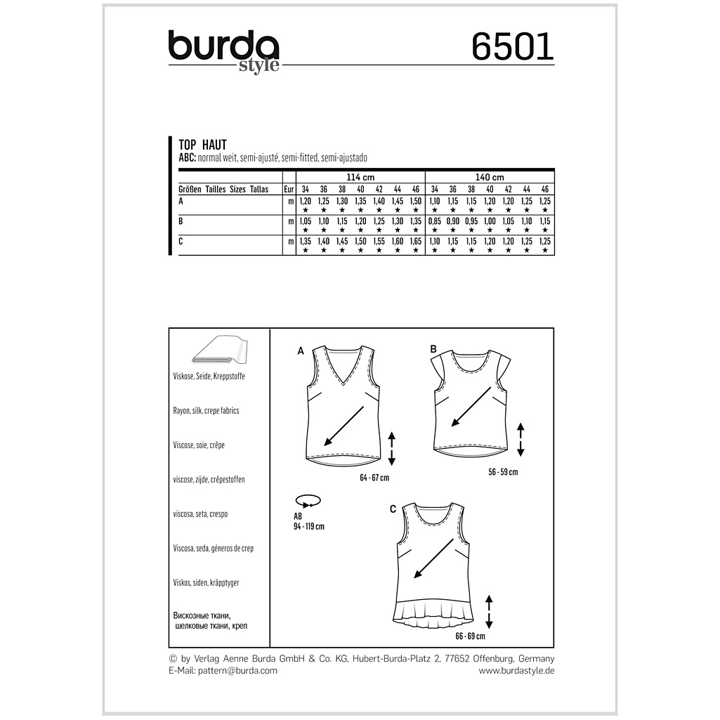 Burda Mønster, Top - Billede 2