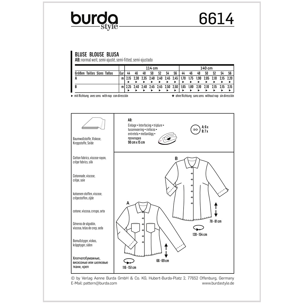 Burda Mønster, Bluse - Billede 2
