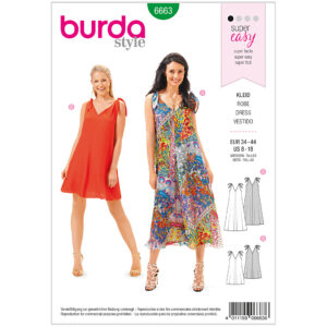 Burda Mønster, Kjole