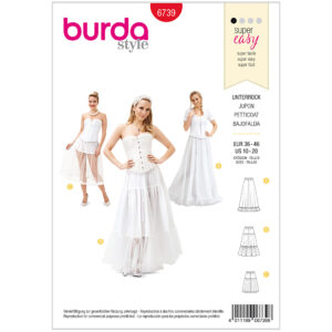 Burda mønster, Skørt