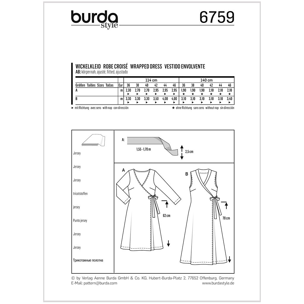 Burda Mønster, Slåom kjole - Billede 2