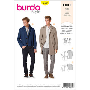 Burda Mønster, Herre Jakke