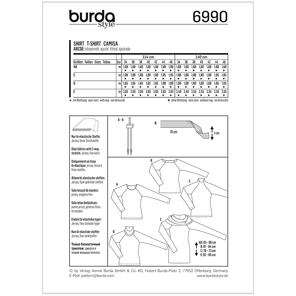 Burda Mønster, Shirt - Billede 2