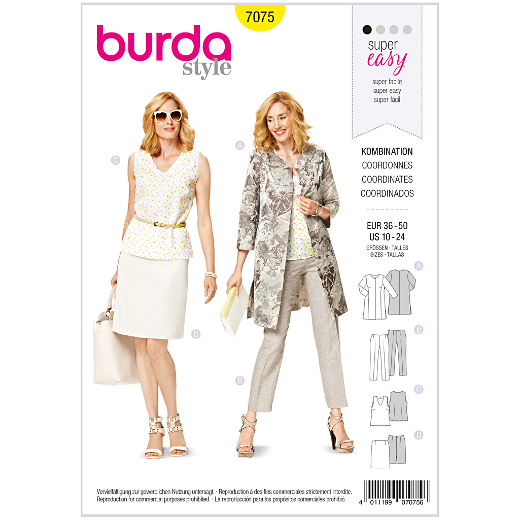 Burda Mønster, Kombination