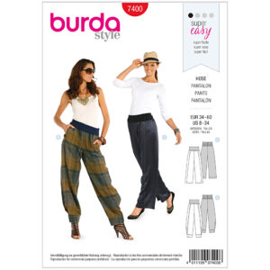 Burda mønster, Bukser,