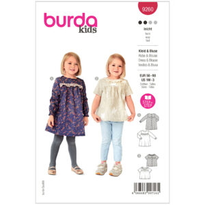 Burda mønster, Børn, Kjole og bluse