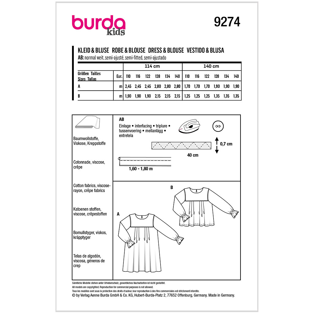 Burda Mønster, 1stk. - Billede 2
