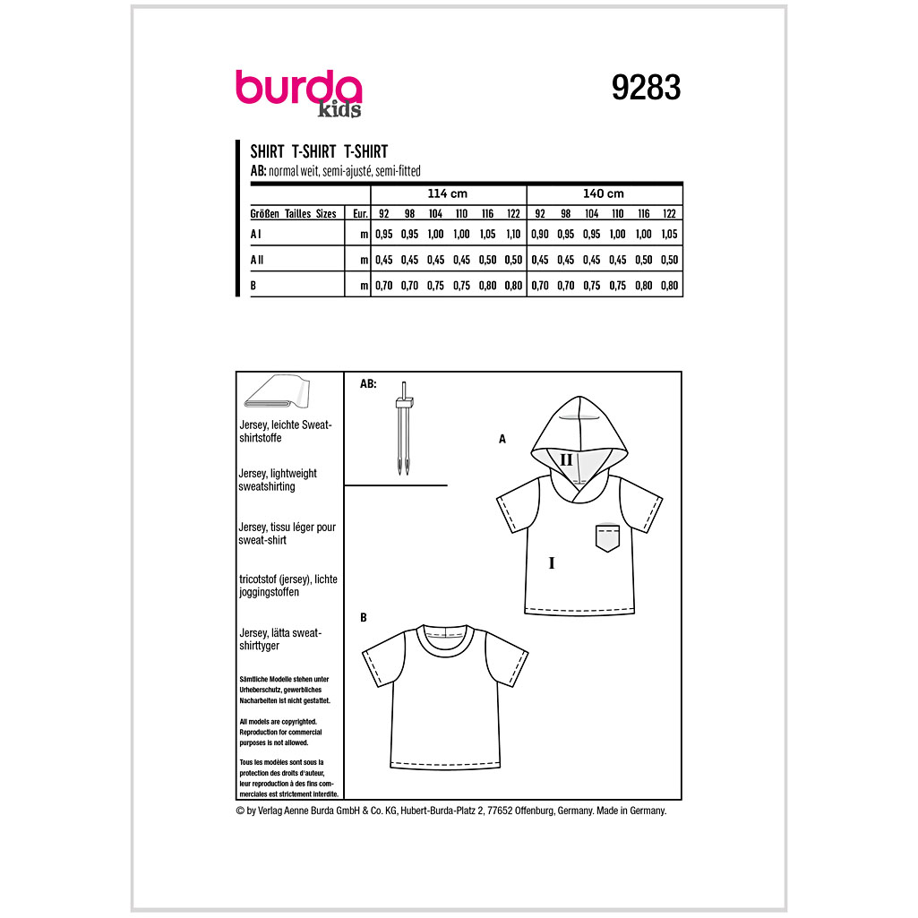 Burda mønster, Børn, Bluse - Billede 2