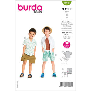 Burda Mønster Børn. Bluse og bukser Str 104-134