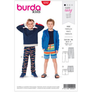 Burda mønster, Børn, Bukser og shorts