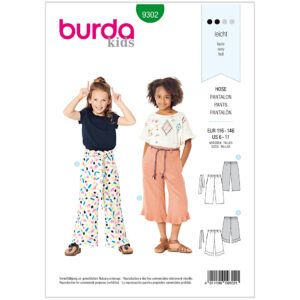 Burda Mønster, mørk grøn, Buks, 1stk.