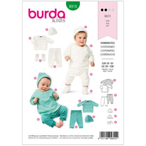 Burda Mønster, Babytøj, Str 56-80