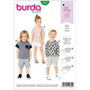 Burda Mønster Børn, Shirt Str 98-128