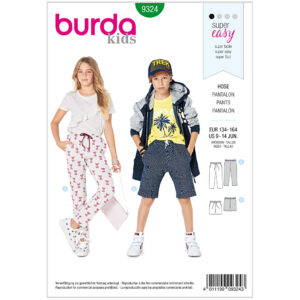 Burda Mønster Børn, Bukser Str 134-164