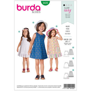 Burda Mønster, Kjole, 1stk.