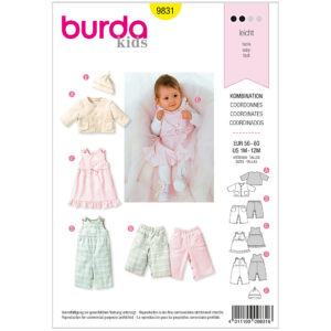 Burda Mønster Børn, Kombination, Str 56-80