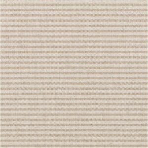 Garnfarvet smal strib halvpanama Vanilla
