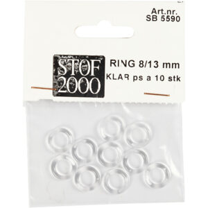 Ring 8/13 mm 10 stk., 8/13 mm, 1stk.