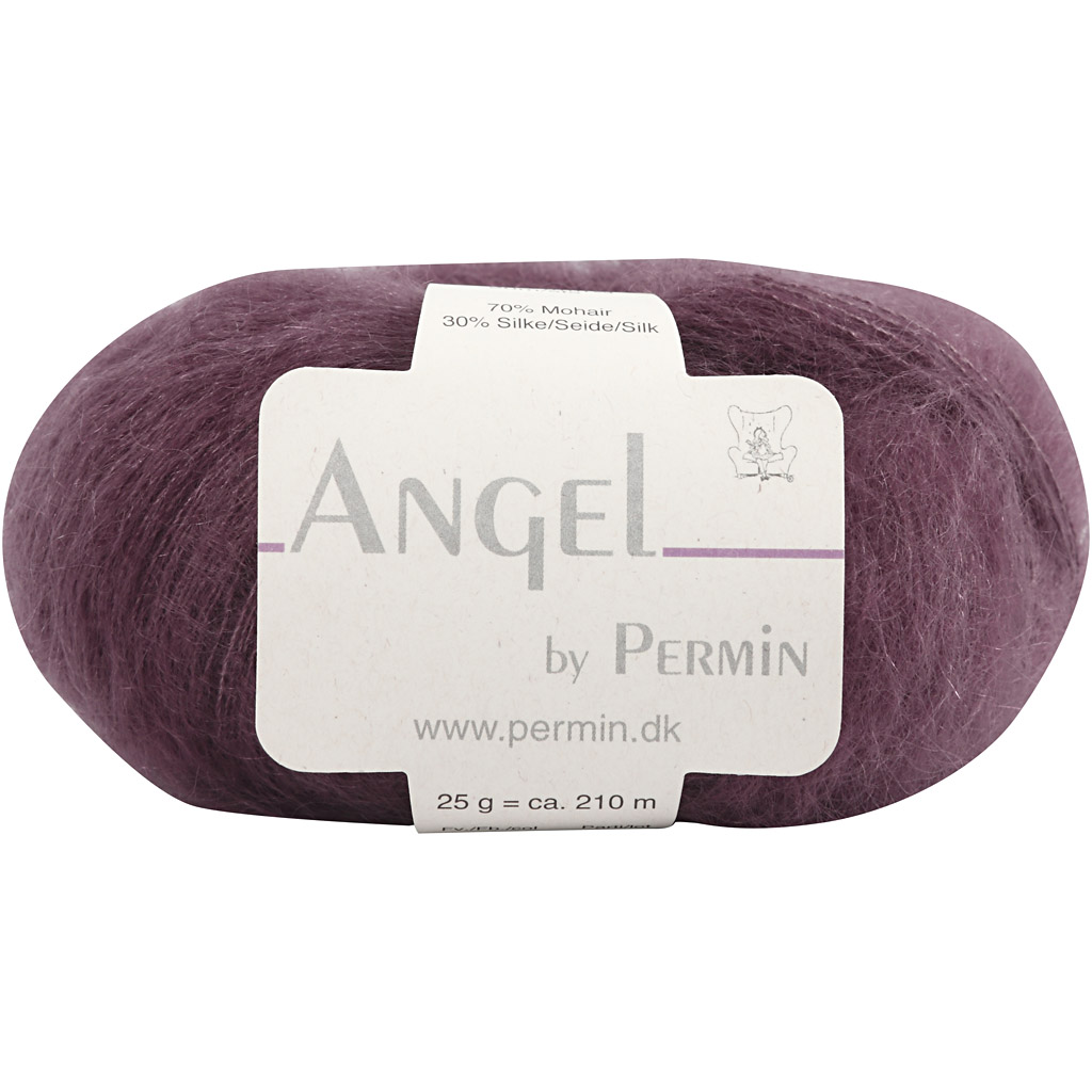 Angel Kid mohair Støvet blomme