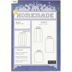 Mimi nederdel curved, str. S+-XL+
