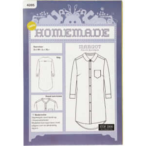 Margot skjortekjole curved, str. S+-XL+