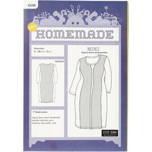 Niki kjole curved, str. S+-XL+