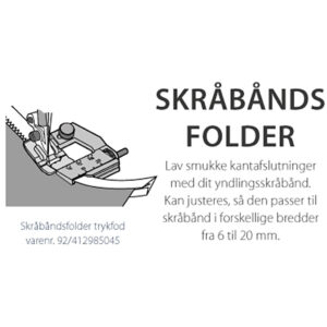 Skråbåndsfolder Husqvarna, 1stk.