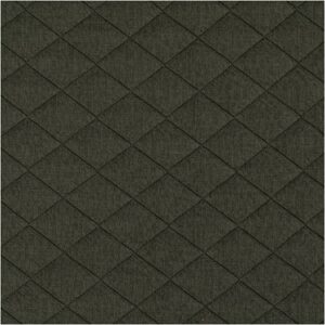 Quiltet jersey diamant Mørk grøn