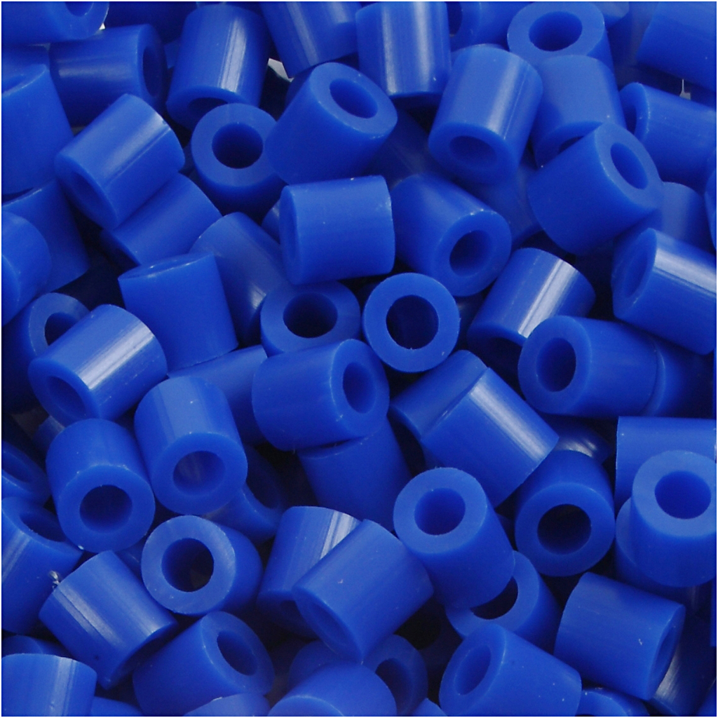 Rørperler, mørk blå (32232), str. 5x5 mm, hulstr. 2,5 mm, medium, 1100 stk./ 1 pk. - Billede 3