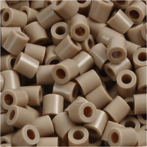 PhotoPearls, beige (6), str. 5x5 mm, hulstr. 2,5 mm, medium, 1100 stk./ 1 pk.