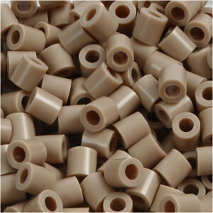 PhotoPearls, beige (6), str. 5x5 mm, hulstr. 2,5 mm, medium, 6000 stk./ 1 pk.