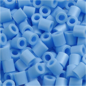 PhotoPearls, blå pastel (23), str. 5x5 mm, hulstr. 2,5 mm, medium, 1100 stk./ 1 pk.
