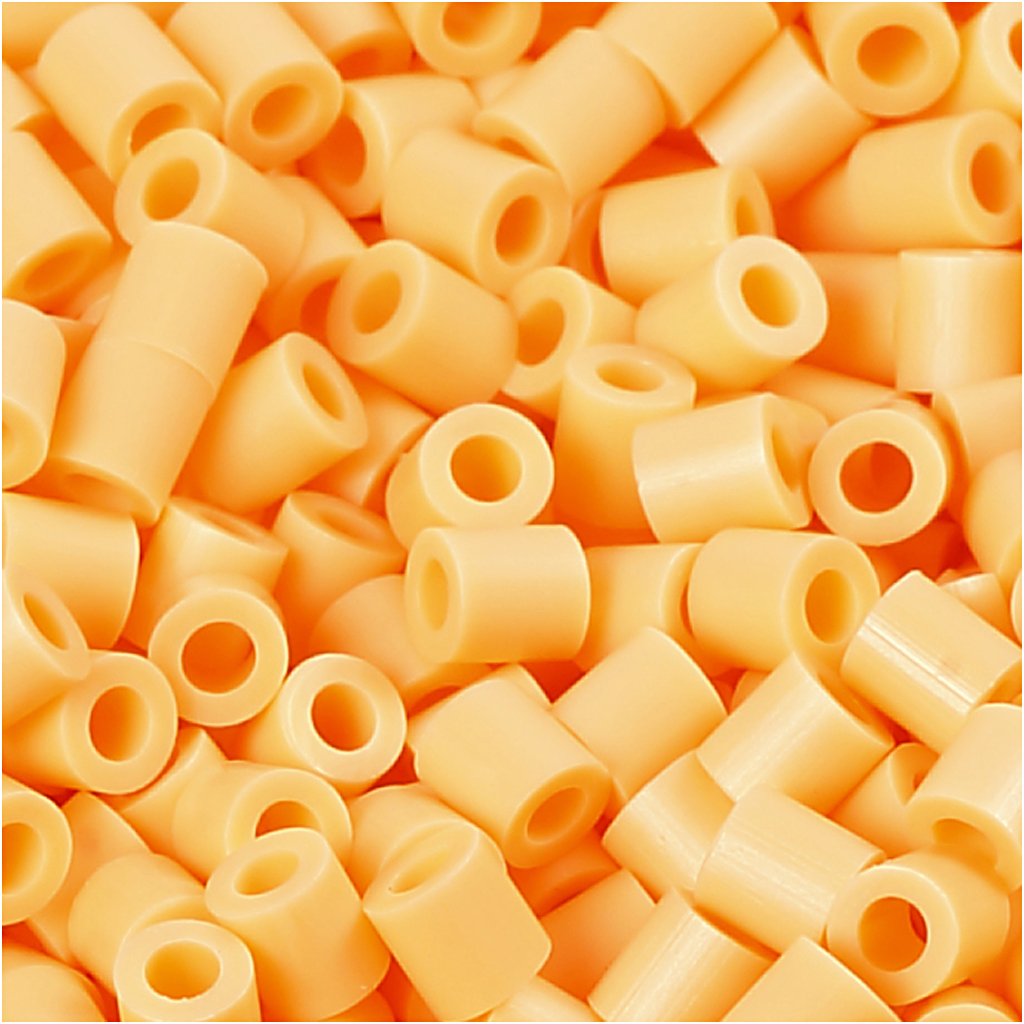 PhotoPearls, lys orange (26), str. 5x5 mm, hulstr. 2,5 mm, medium, 6000 stk./ 1 pk. - Billede 3
