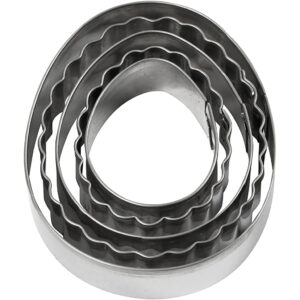 Udstiksforme, æg, str. 8 cm, 5 stk./ 1 pk.
