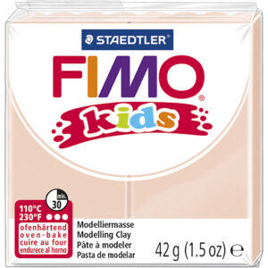FIMO® Kids ler, lys pudder, 42 g/ 1 pk.