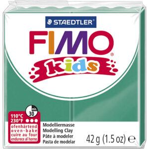 FIMO® Kids ler, grøn, 42 g/ 1 pk.