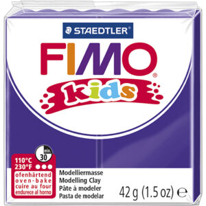 FIMO® Kids ler, lilla, 42 g/ 1 pk.