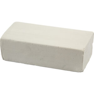 Soft Clay Modellervoks, hvid, str. 13x6x4 cm, 500 g/ 1 pk.